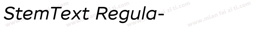StemText Regula字体转换